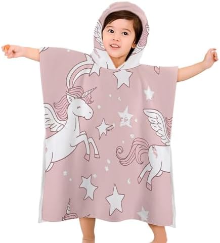 Magic Horse Pattern Kids Hooded Bath Towel