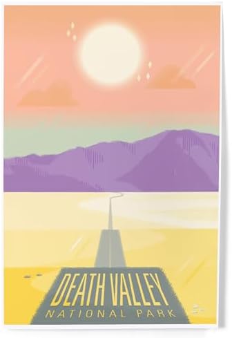Lantern Press 8x12 Art Print Death Valley National Park