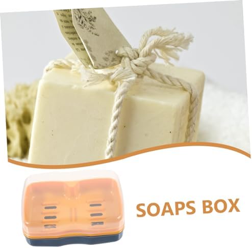 LIFKOME Multi Compartment Soap Dish for Bathroom Kitchen Camping Travel