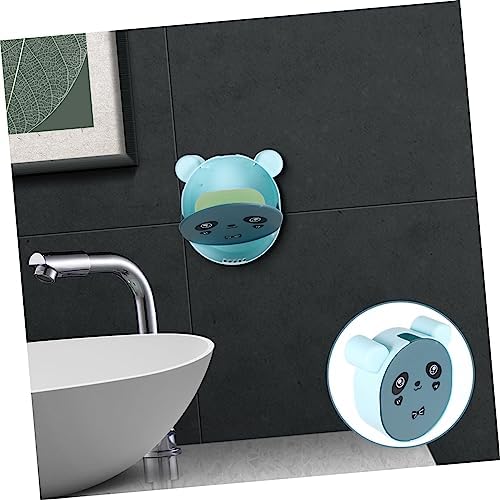 Cabilock Cartoon Soap Holder Wall Mounted with Drain Design