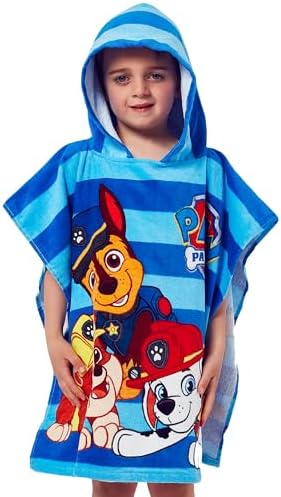 Paw Patrol Boys Hooded Towel Poncho One Size