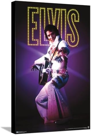 Trends International Elvis Presley Canvas Wall Poster