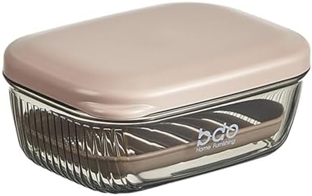 Travel Soap Case with Leakproof Lid and Drainage Tray