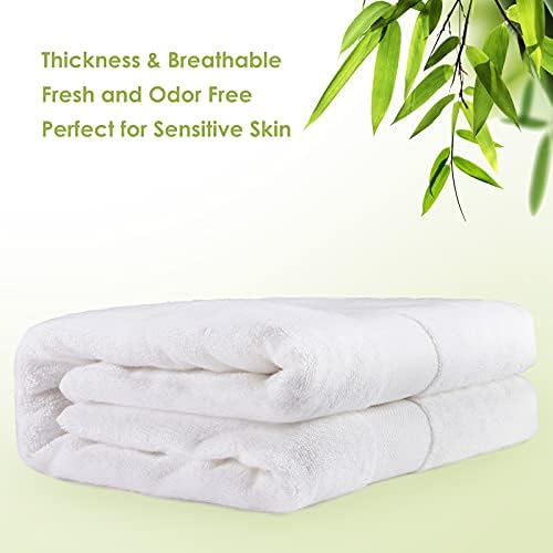 CANFOISON Extra Large Bath Towel 35x70 White