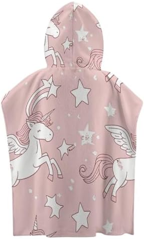 Magic Horse Pattern Kids Hooded Bath Towel