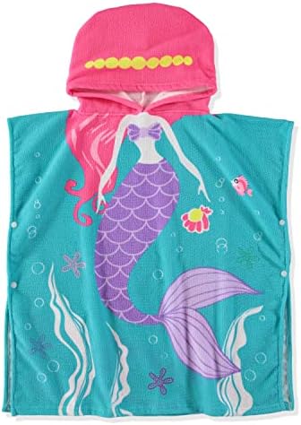 Wippette Mermaid Hooded Beach Towel for Kids 2-3T