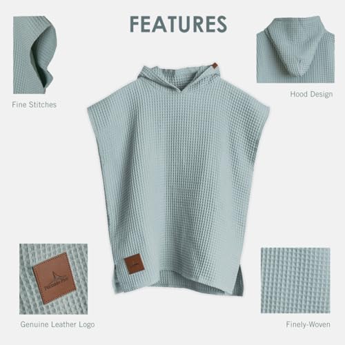 Premium Wearable Hooded Towel Poncho for Kids