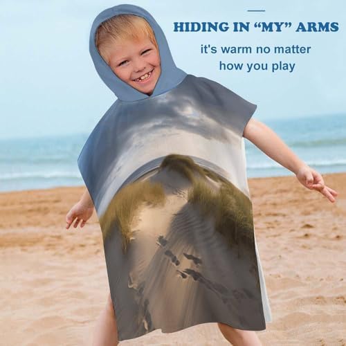 YTDRZ Kids Hooded Beach Towel with Hood