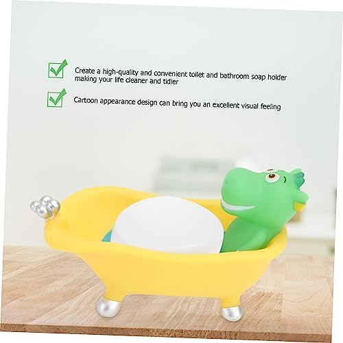 BESTYASH Cartoon Dinosaur Soap Dish for Kids
