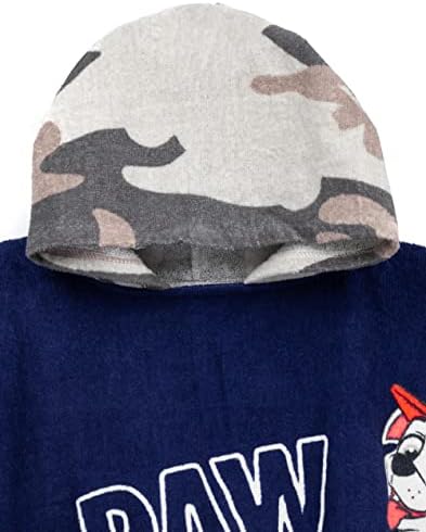Paw Patrol Beach Bath Towel Poncho for Boys