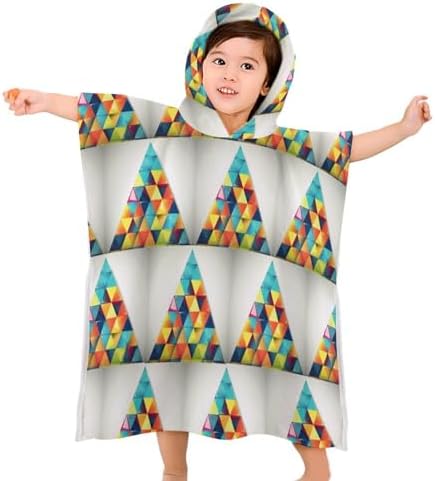 Colorful Kids Hooded Bath Towel with Hood