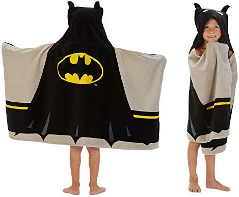 Batman Kids Bath Pool Beach Hooded Towel Wrap 24 x 50
