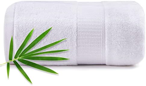 CANFOISON Extra Large Bath Towel 35x70 White