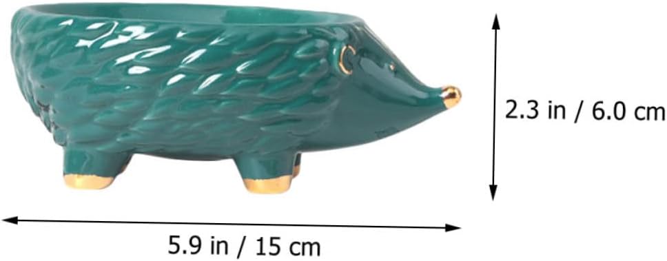 GLEAVI Cartoon Ceramic Hedgehog Soap Holder