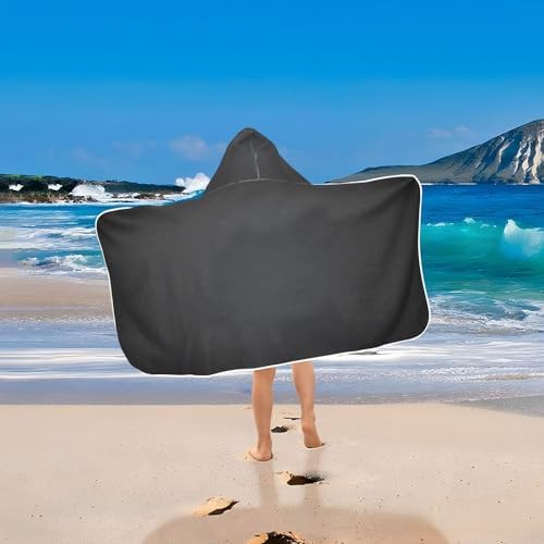 Xigua Abstract Gradient Black Kids Hooded Towel