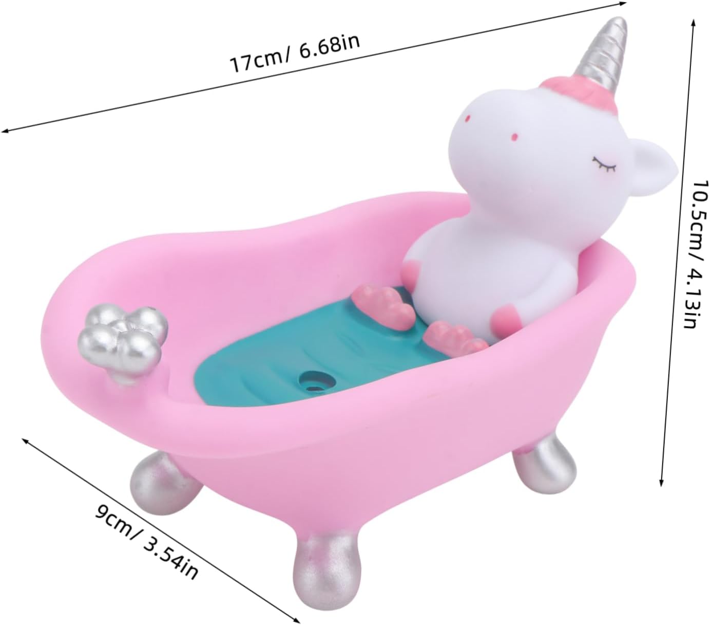 1Pc Adorable Unicorn Soap Holder Cartoon Design