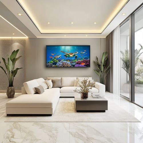 Large Turtle Wall Art for Living Room Decor