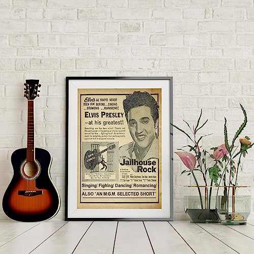 Jailhouse Rock Retro Classic Music Wall Art Print 11x14