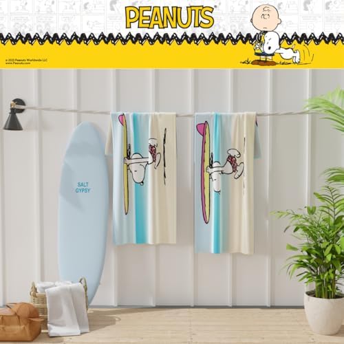 Franco Collectibles Peanuts Snoopy Bath Towel 60x30 Inches
