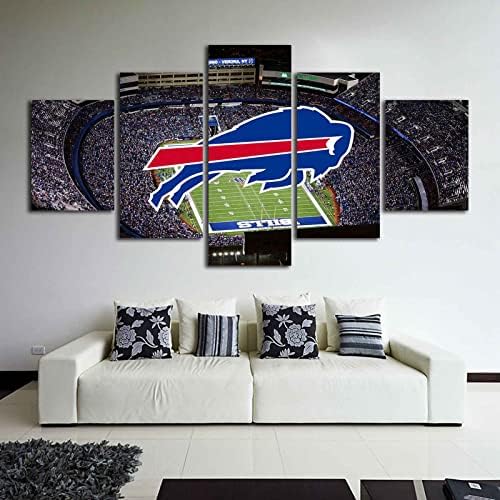 Buffalo Sports Field Bills Wall Art Poster Canvas Print
