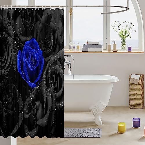 Feelyou Rose Shower Curtain for Kids 72x72