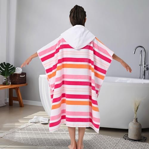 VOOVA MOVAS Hooded Poncho Towel for Teens 8-16 Years
