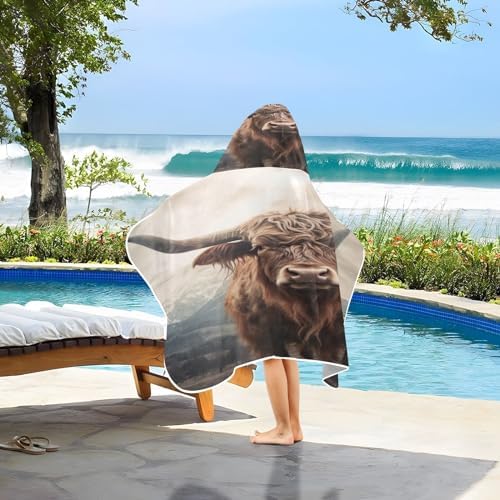 Kigai Hooded Towel for Kids - Soft and Reusable