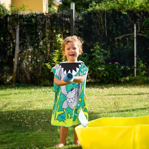 Shark Hooded Bath Towel for Kids 2-4 Years