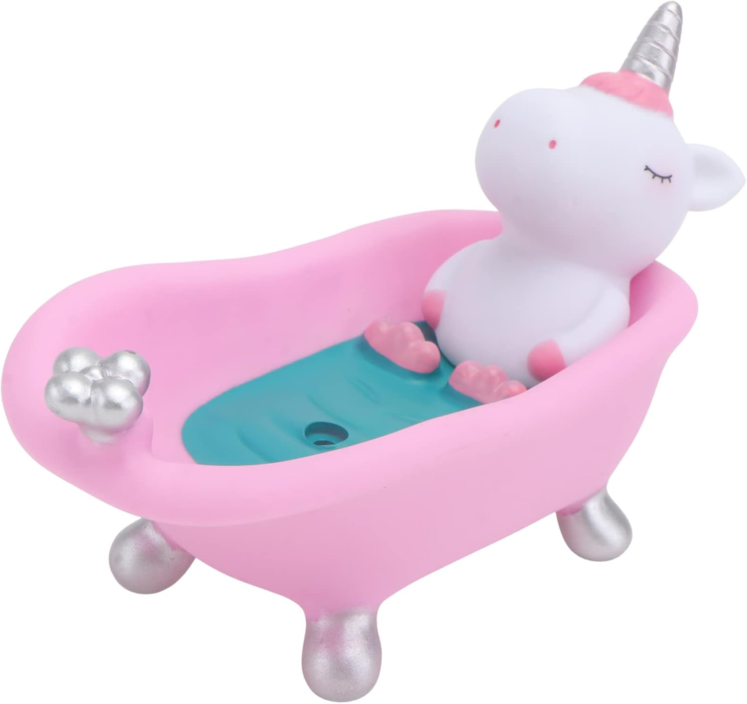 Adorable Unicorn Soap Holder Cartoon Animal Bathroom Decor