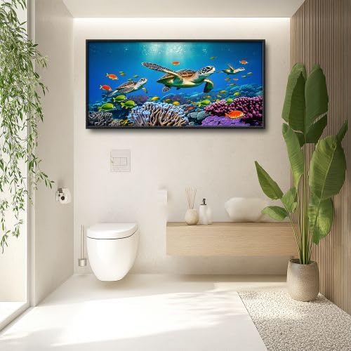 Large Turtle Wall Art for Living Room Decor