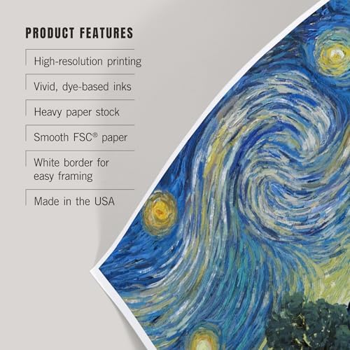 Lantern Press 8x12 Art Print Big Sky Montana Starry Night