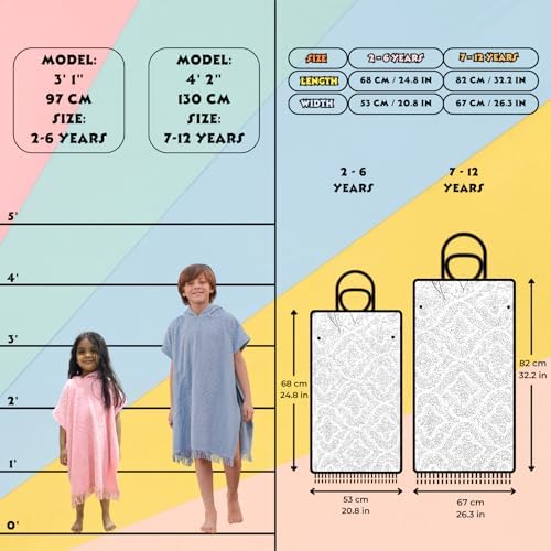 Allen Mate 100 Cotton Hooded Towel for Kids