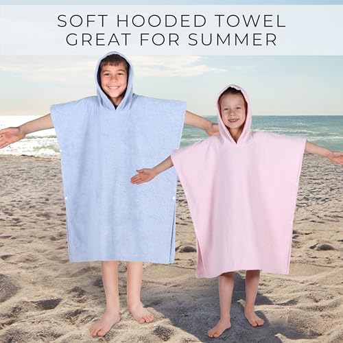 Superior Kids Cotton Terry Poncho with Hood