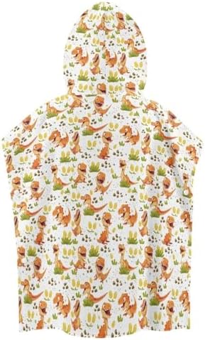 Multi Cute Dinosaur Kids Bath Towel Hooded Cape
