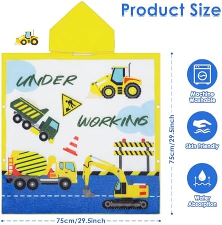 Kids Beach Towels with Hood for Boys Girls