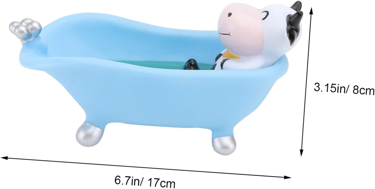 HEALLILY Cartoon Soap Holder Bathroom Soap Dish Animal Soap Case