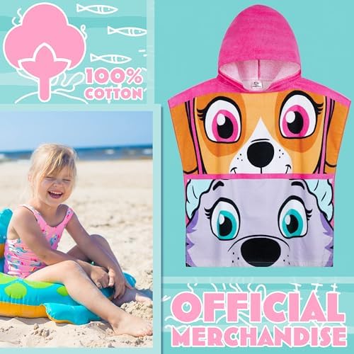 Get Trend Paw Patrol Hooded Beach Towel for Kids