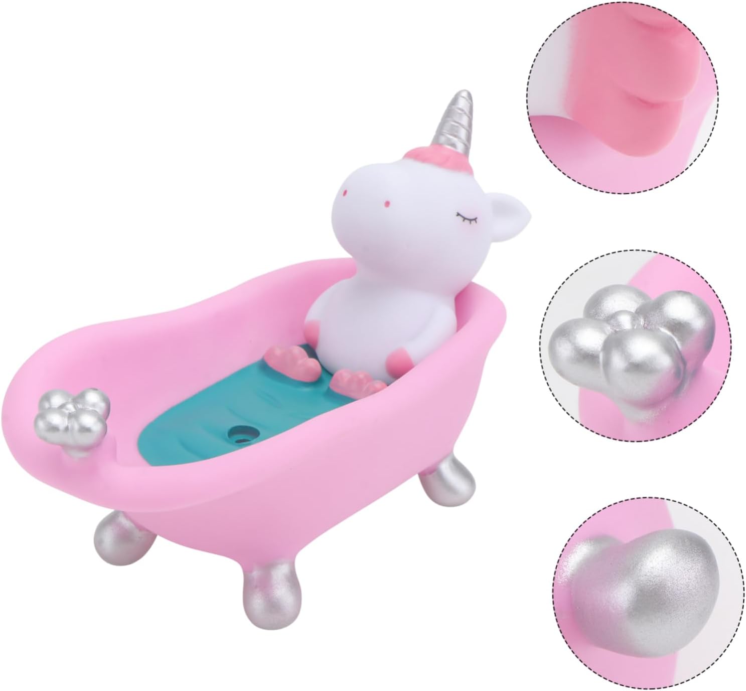 Adorable Unicorn Soap Holder Cartoon Animal Bathroom Decor