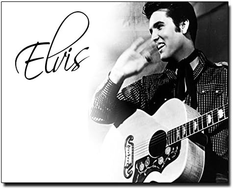 Elvis Presley The King of Rock n Roll Poster Print