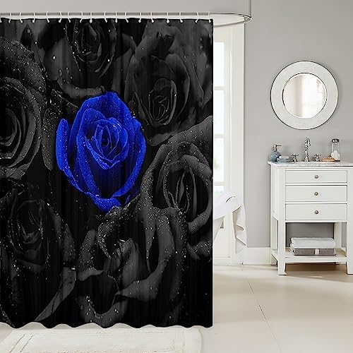 Feelyou Rose Shower Curtain for Kids 72x72