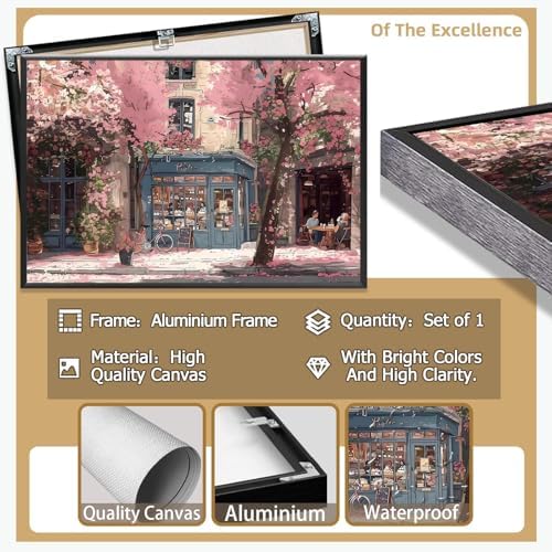 French Country Cherry Blossom Poster 24x36in Framed Decor
