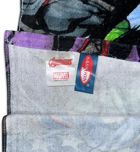 ROYAL WEAR Kids Avengers Character Bath Towel Set