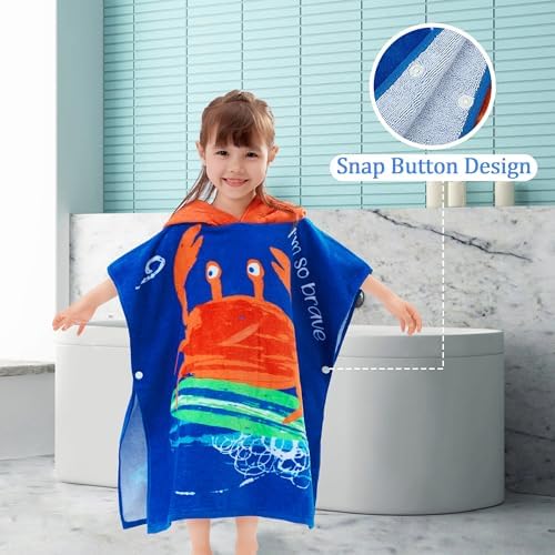 VOOVA MOVAS Toddler Bath Towel with Hood