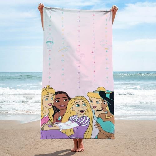 Jay Franco Disney Princess Kids Bath Towel - 28x58 Inch 100 Cotton