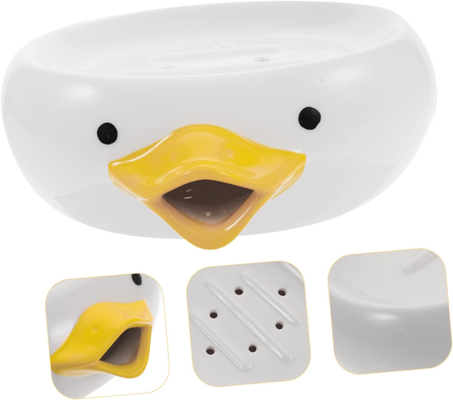 Ciieeo Ceramic Cartoon Soap Dish Adorable Holder