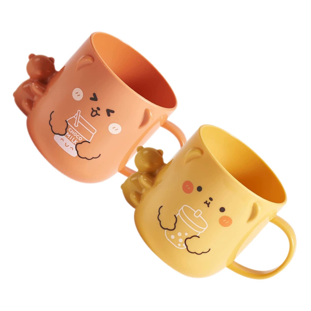 Mobestech Cute Simple Bath Mug for Kids Toothbrush Cup