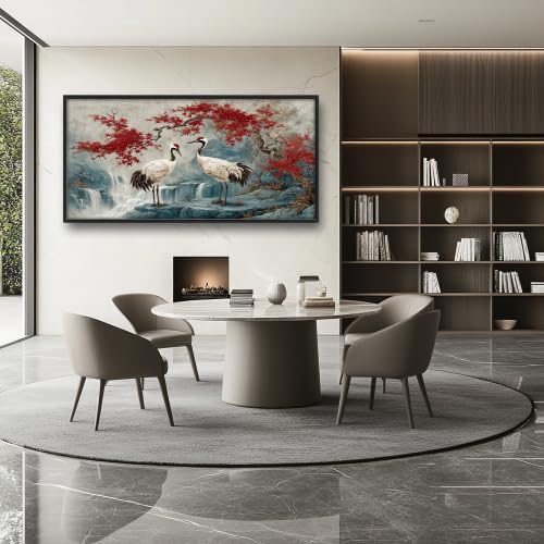 Lunavix 30 x 60 Large Crane Wall Art