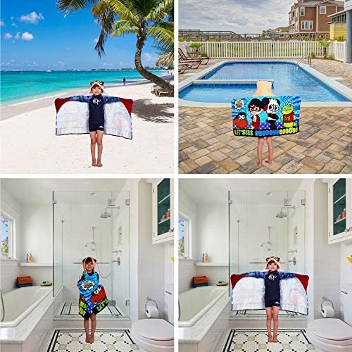 Franco Kids Bath and Beach Hooded Towel Wrap