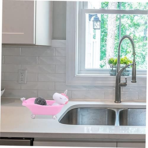 Adorable Unicorn Soap Holder Cartoon Animal Bathroom Decor