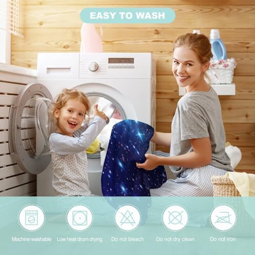 Galaxy Stars Kids Hooded Bath Towel